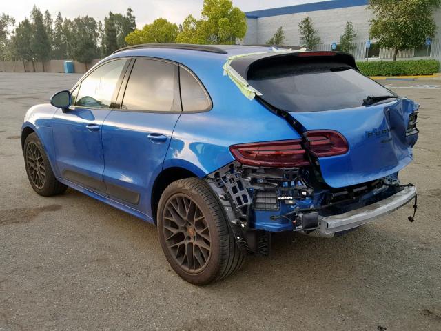 WP1AG2A53HLB52918 - 2017 PORSCHE MACAN GTS BLUE photo 3