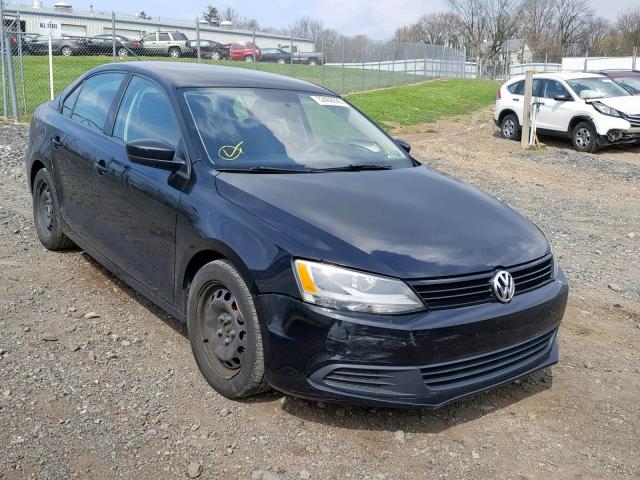 3VW2K7AJ5BM359473 - 2011 VOLKSWAGEN JETTA BASE BLACK photo 1