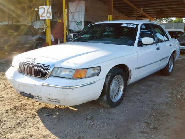 2MEFM75W6YX643355 - 2000 MERCURY GRAND MARQ WHITE photo 2