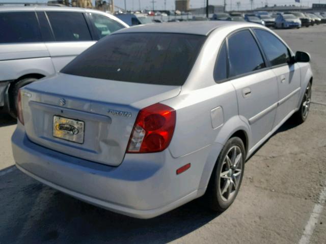 KL5JD52Z44K976543 - 2004 SUZUKI FORENZA S SILVER photo 4