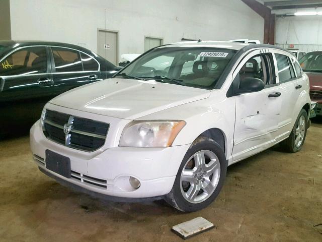 1B3HB48B67D520704 - 2007 DODGE CALIBER SX WHITE photo 2