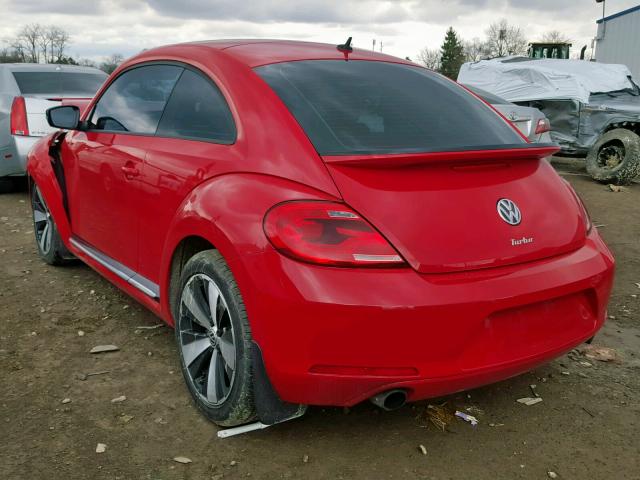 3VW467AT4CM623556 - 2012 VOLKSWAGEN BEETLE TUR RED photo 3