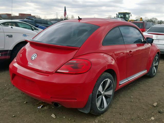 3VW467AT4CM623556 - 2012 VOLKSWAGEN BEETLE TUR RED photo 4