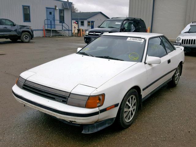 JT2ST65C6H7180800 - 1987 TOYOTA CELICA GT- WHITE photo 2