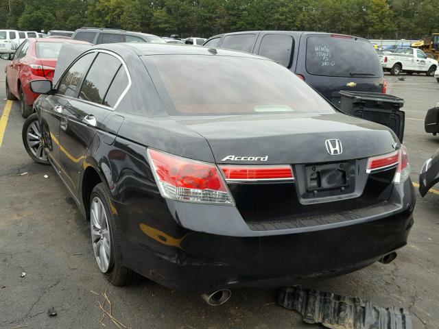 5KBCP3F88BB003144 - 2011 HONDA ACCORD EXL BLACK photo 3