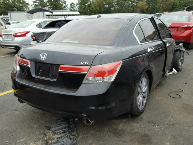 5KBCP3F88BB003144 - 2011 HONDA ACCORD EXL BLACK photo 4