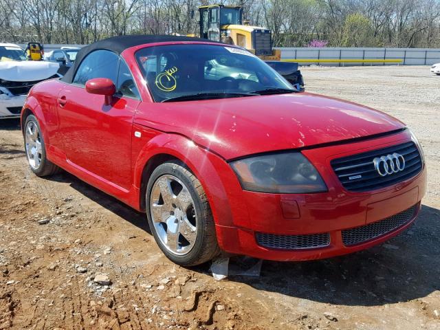 TRUUT28NX21014351 - 2002 AUDI TT QUATTRO RED photo 1