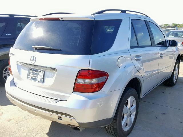 4JGBB75E46A008181 - 2006 MERCEDES-BENZ ML 500 SILVER photo 4