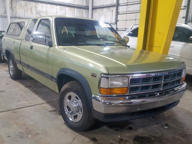 1B7GL23X2TS520252 - 1996 DODGE DAKOTA GREEN photo 1