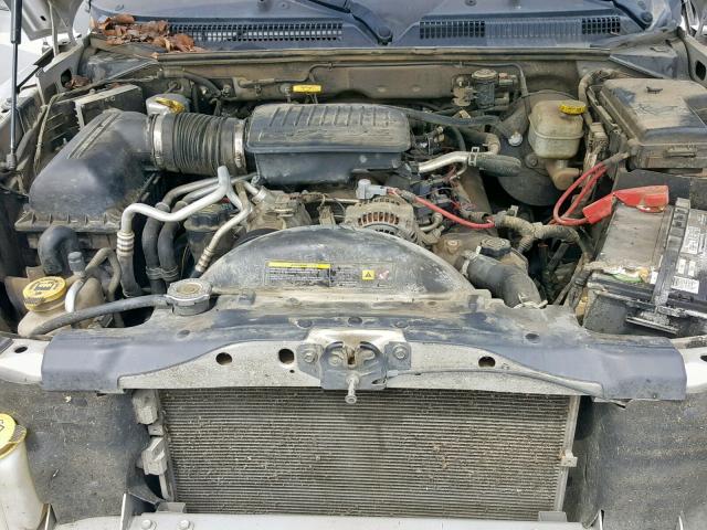 1D7HE48N46S605623 - 2006 DODGE DAKOTA QUA SILVER photo 7