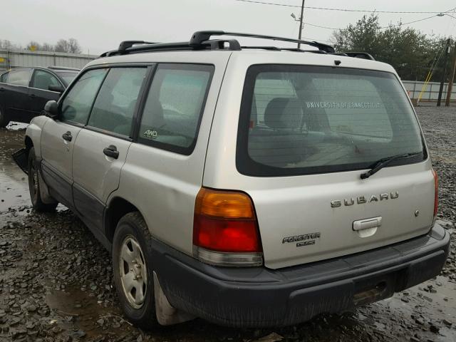 JF1SF6350XH740747 - 1999 SUBARU FORESTER L BEIGE photo 3