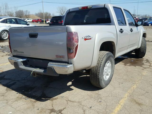 1GTDT136968325528 - 2006 GMC CANYON GRAY photo 4