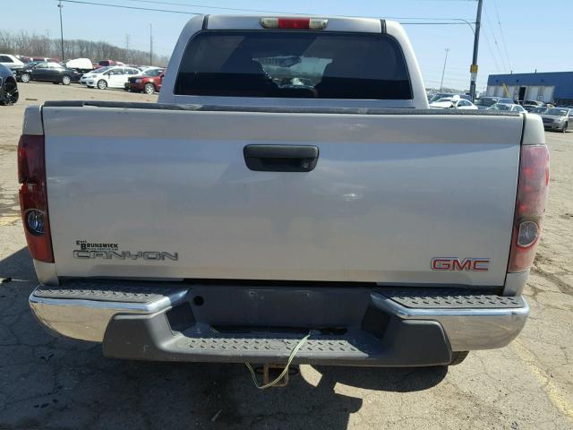 1GTDT136968325528 - 2006 GMC CANYON GRAY photo 6