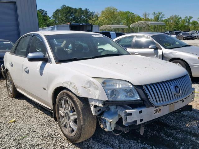 1MEHM42W28G607874 - 2008 MERCURY SABLE PREM WHITE photo 1