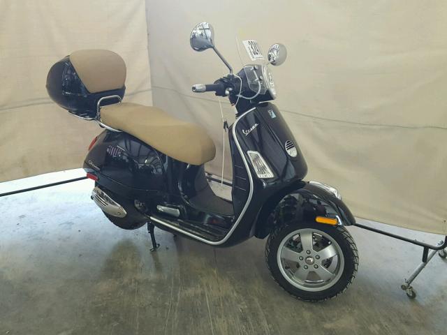 ZAPM459LX95008458 - 2009 VESPA GTS 250 BLACK photo 1