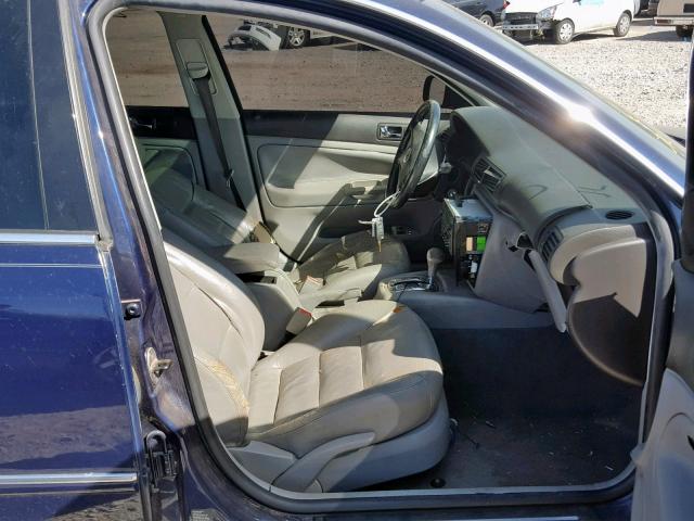 WVWPD63B63P335827 - 2003 VOLKSWAGEN PASSAT GLS BLUE photo 5