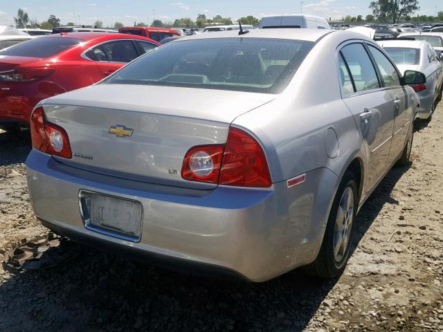 1G1ZG57B28F277449 - 2008 CHEVROLET MALIBU LS SILVER photo 4