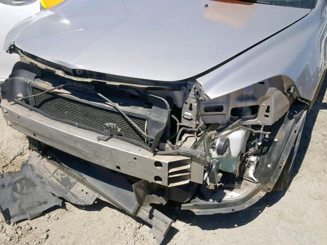 1G1ZG57B28F277449 - 2008 CHEVROLET MALIBU LS SILVER photo 9