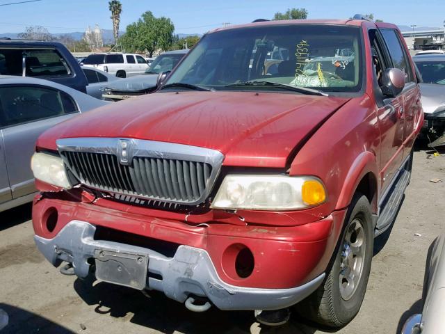 5LMPU28AXYLJ13517 - 2000 LINCOLN NAVIGATOR 红色 照片 2