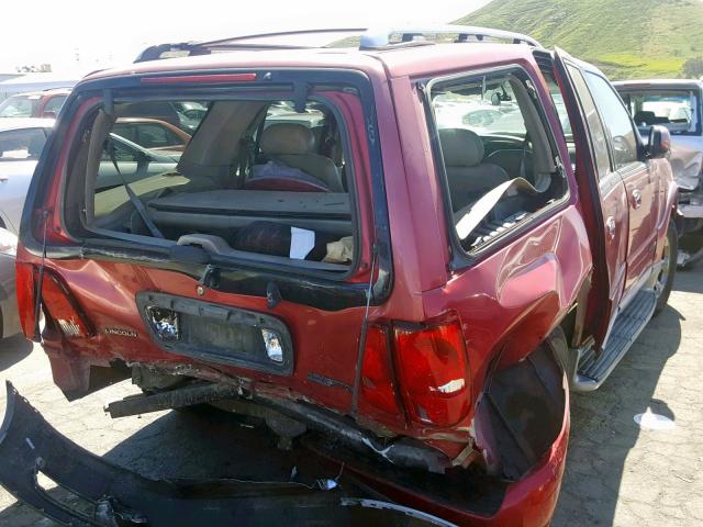 5LMPU28AXYLJ13517 - 2000 LINCOLN NAVIGATOR 红色 照片 4