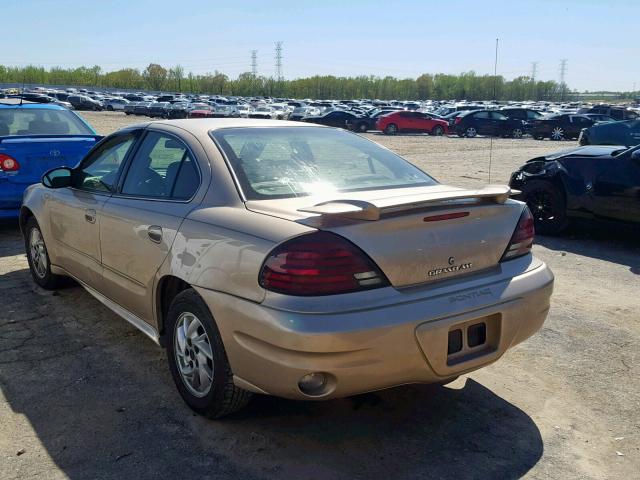 1G2NF52E64M543348 - 2004 PONTIAC GRAND AM S GOLD photo 3