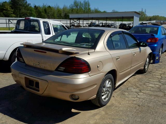 1G2NF52E64M543348 - 2004 PONTIAC GRAND AM S GOLD photo 4