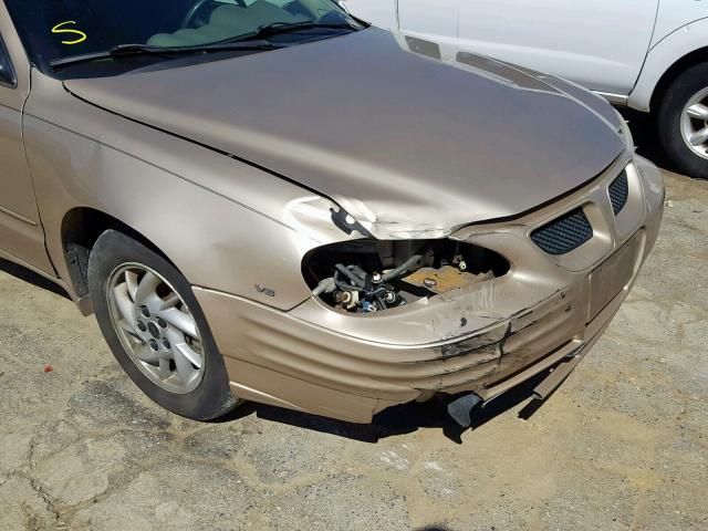 1G2NF52E64M543348 - 2004 PONTIAC GRAND AM S GOLD photo 9