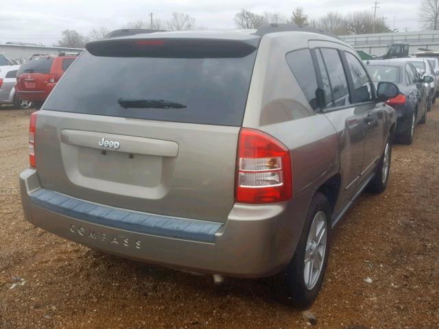 1J8FT47W78D744582 - 2008 JEEP COMPASS SP BROWN photo 4