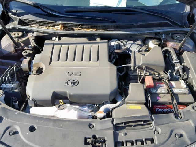 4T1BK1EB0GU194269 - 2016 TOYOTA AVALON XLE MAROON photo 7