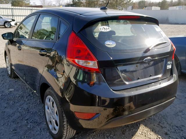 3FADP4TJ9DM170682 - 2013 FORD FIESTA S BLACK photo 3