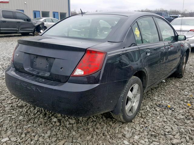 1G8AL55F47Z183117 - 2007 SATURN ION LEVEL BLACK photo 4