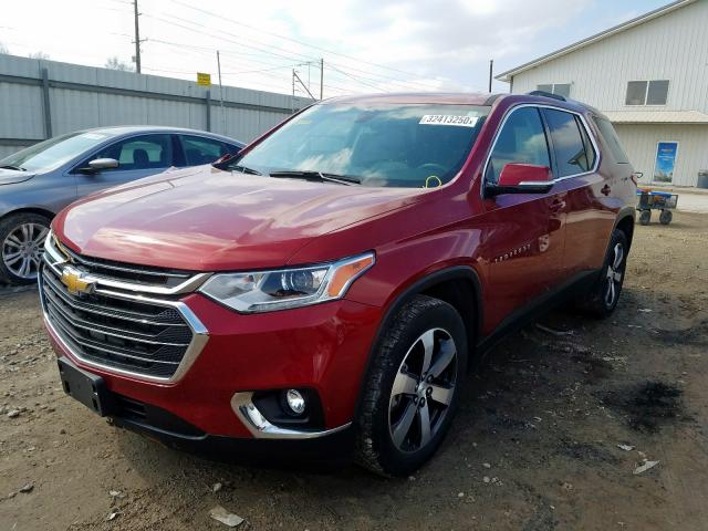 1GNERHKW9JJ134102 - 2018 CHEVROLET TRAVERSE LT  photo 2