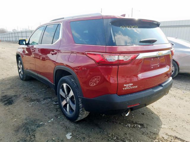 1GNERHKW9JJ134102 - 2018 CHEVROLET TRAVERSE LT  photo 3