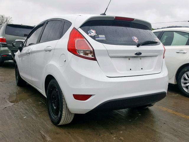 3FADP4TJ7EM206533 - 2014 FORD FIESTA S WHITE photo 3