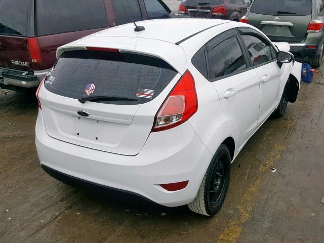 3FADP4TJ7EM206533 - 2014 FORD FIESTA S WHITE photo 4