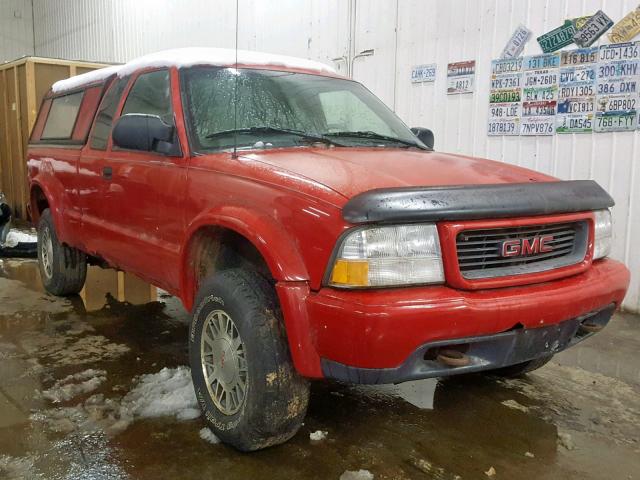 1GTCT19W9Y8220350 - 2000 GMC SONOMA RED photo 1