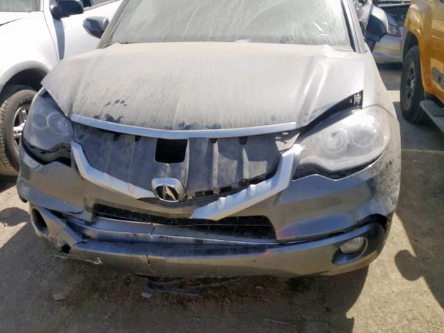 5J8TB18208A001952 - 2008 ACURA RDX GRAY photo 7