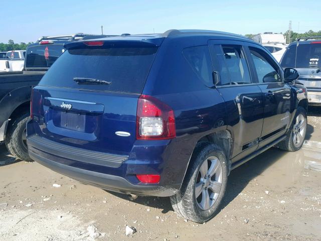 1C4NJCEB6ED628465 - 2014 JEEP COMPASS LA BLUE photo 4