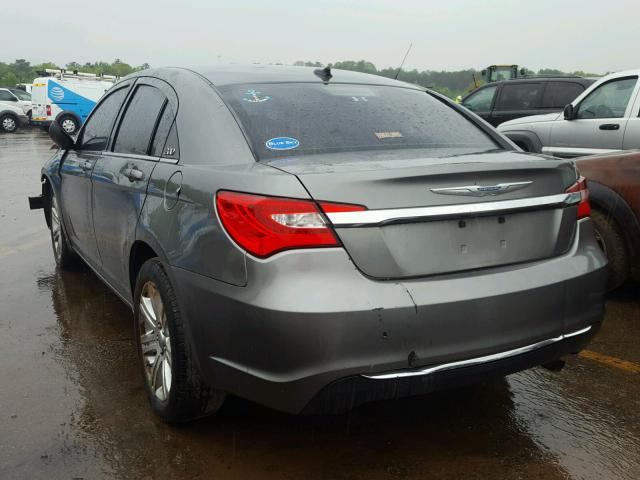 1C3CCBBB0DN695138 - 2013 CHRYSLER 200 TOURIN GRAY photo 3