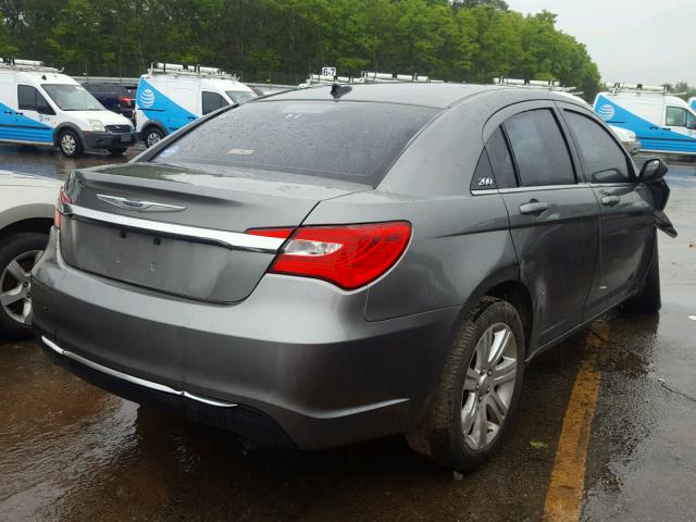 1C3CCBBB0DN695138 - 2013 CHRYSLER 200 TOURIN GRAY photo 4