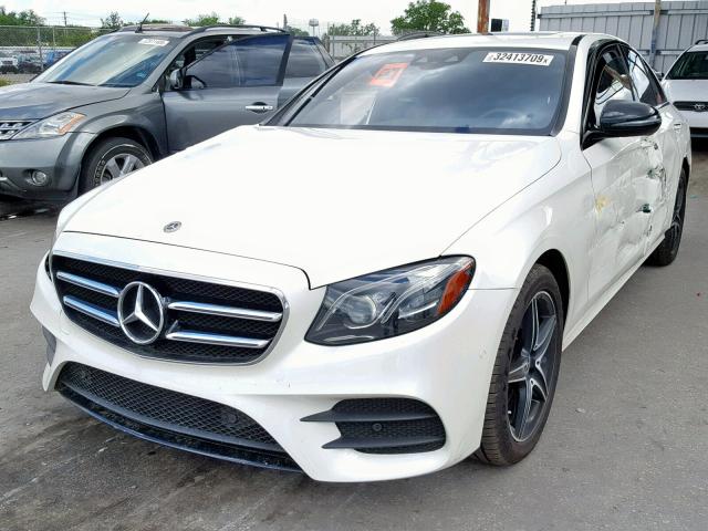 WDDZF6GB9JA336957 - 2018 MERCEDES-BENZ E 400 4MAT WHITE photo 2