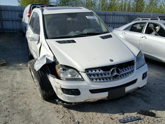 4JGBB75E86A067282 - 2006 MERCEDES-BENZ ML 500 WHITE photo 1