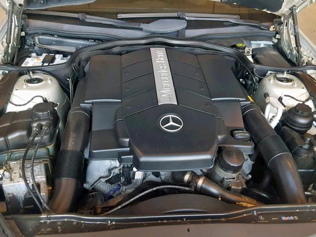 WDBSK75F23F009954 - 2003 MERCEDES-BENZ SL 500R SILVER photo 7