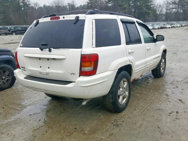 1J8GW58N03C565578 - 2003 JEEP GRAND CHER WHITE photo 4