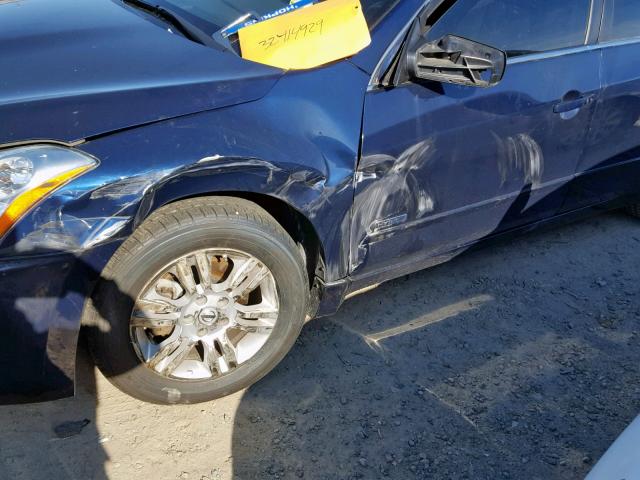 1N4CL2AP3BC168833 - 2011 NISSAN ALTIMA HYB BLUE photo 9