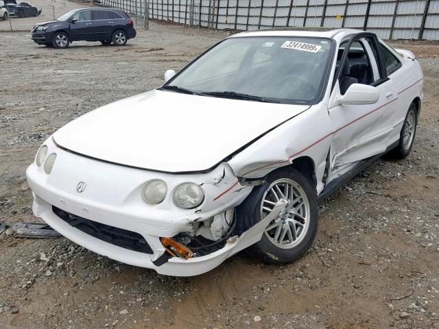 JH4DC43541S002510 - 2001 ACURA INTEGRA LS WHITE photo 2