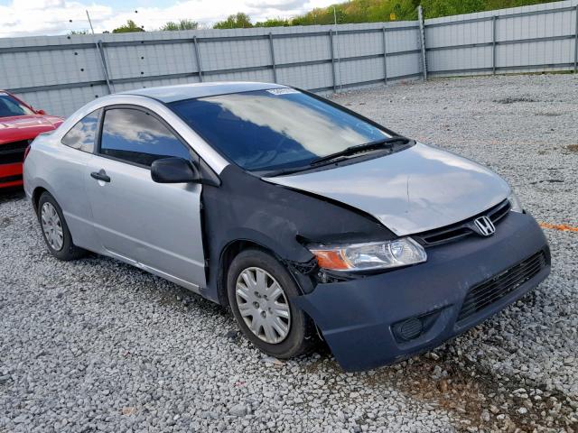 2HGFG11226H573290 - 2006 HONDA CIVIC DX GRAY photo 1