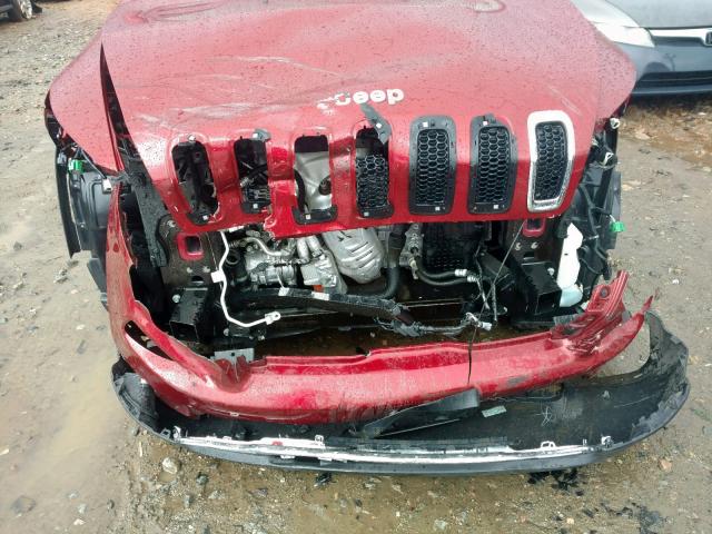 1C4PJLDB2HW525904 - 2017 JEEP CHEROKEE L RED photo 9