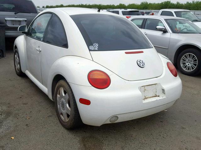 3VWBB61C1WM023160 - 1998 VOLKSWAGEN NEW BEETLE 白色 照片 3