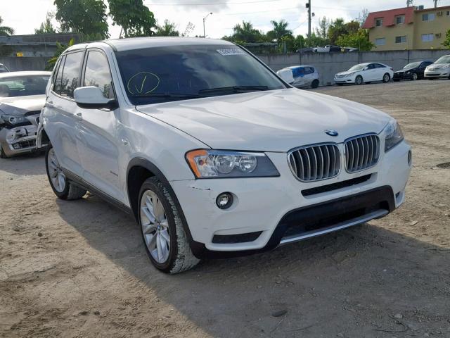 5UXWX9C50E0D35561 - 2014 BMW X3 XDRIVE2 WHITE photo 1